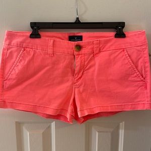 American Eagle Coral Shorts